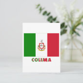 Colima Onofficiale vlag Briefkaart (Staand voorkant)