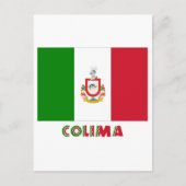 Colima Onofficiale vlag Briefkaart (Voorkant)