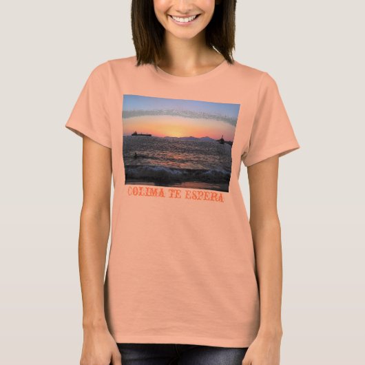Colima te espera t-shirt (Voorkant)