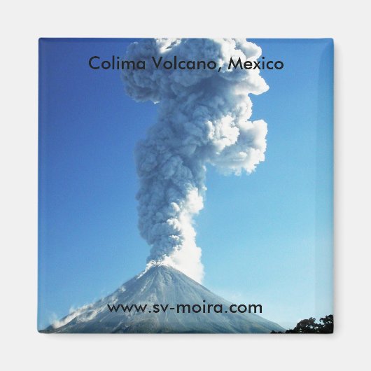 Colima Volcano, Jalisco, Mexico Magneet (Voorkant)