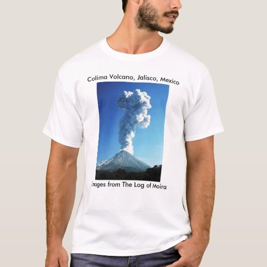 Colima Volcano, Jalisco, Mexico T-shirt (Voorkant)