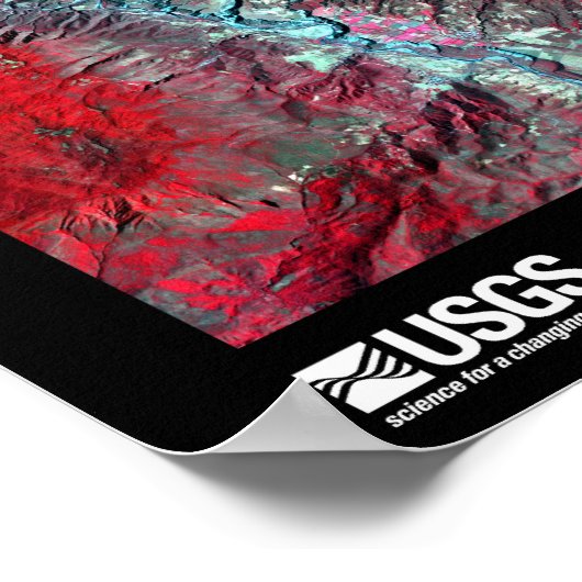 Colima Volcano Mexico Poster (Hoek)