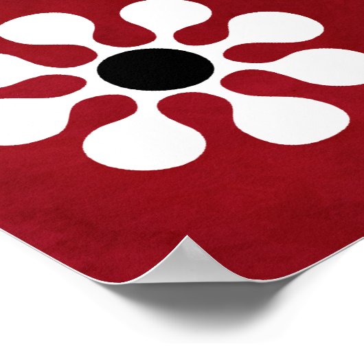 Colimacon Red Poster (Hoek)