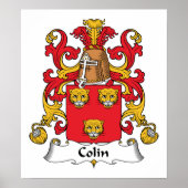 Colin Family Crest Poster (Voorkant)