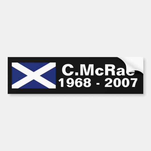 Colin McRae memorial sticker (Voorkant)
