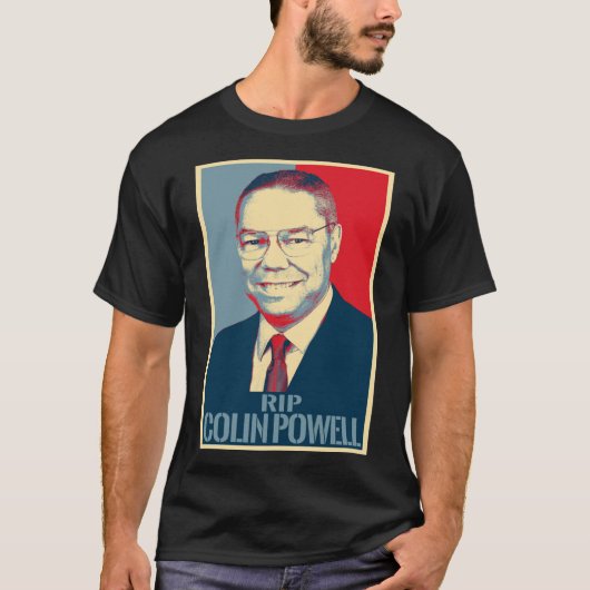 Colin Powell Died Rip Essential T-Shirt (Voorkant)