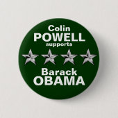 Colin Powell Ronde Button 5,7 Cm (Voorkant)