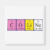 Coline periodiek table name magnet (Voorkant)