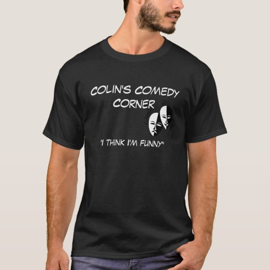 Colin's Comedy Corner T-shirt (Voorkant)