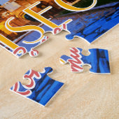 Coliseo de Roma Italy Summer Travel Briefkaart Legpuzzel (Zijkant)