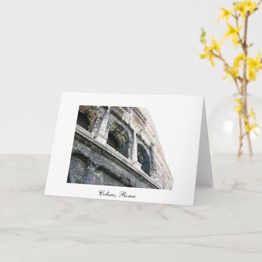 Coliseo - Rome Kaart (Gele Bloem)