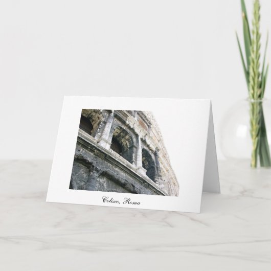 Coliseo - Rome Kaart (Voorkant)