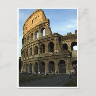Coliseum bij zonsondergang briefkaart