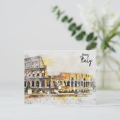 Coliseum in Rome, Italië Briefkaart (Staand voorkant)