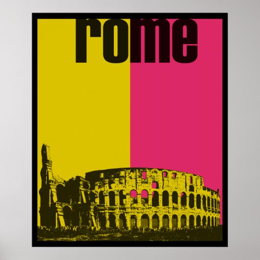 Coliseum in Rome Poster (Voorkant)
