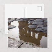 Coliseum reflectie in een puddle - Rome, Italië Briefkaart (Voorkant / Achterkant)