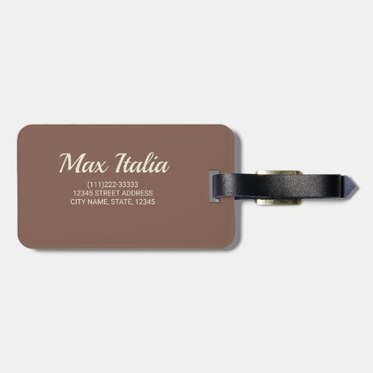 Coliseum Rome Bagagelabel (Achterkant horizontaal)