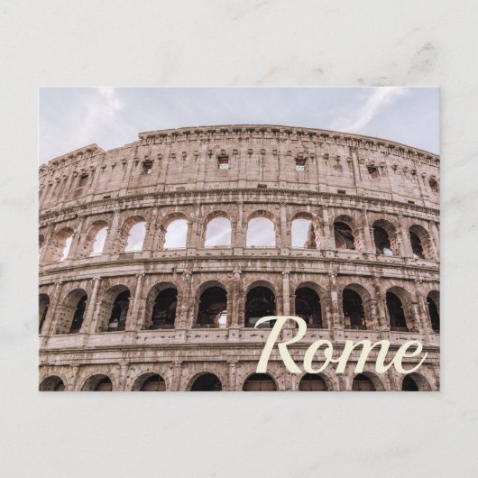 Coliseum Rome Feestdagenkaart (Voorkant)