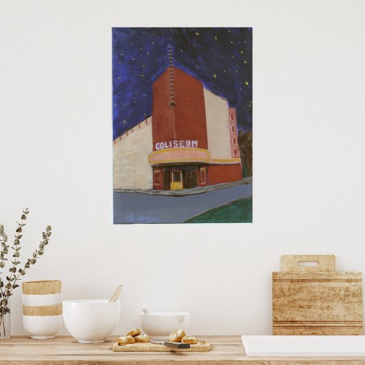 Coliseum Theater New Orleans Poster (Keuken)