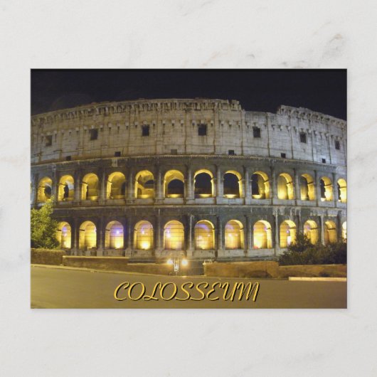 Coliseum van Rome Briefkaart (Voorkant)
