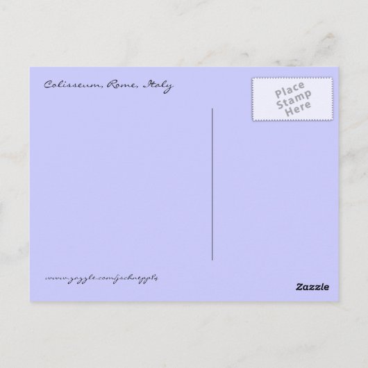 Colisseo Briefkaart (Achterkant)
