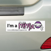 Colitis Ninja Bumpersticker (Op auto)