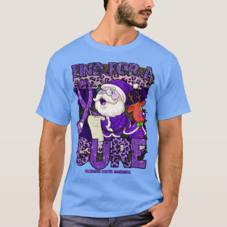 Colitis ulcerosa Awareness luipaard kerstkuur T-shirt