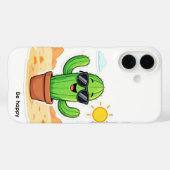 Coll Cactus | Wees gelukkig Case-Mate iPhone Case (Achterkant (horizontaal))