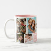 Collage 10 Photos Best Mom Ever Tweekleurige Koffiemok (Links)