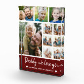 Collage 10 Photos gift for Dad Fotoblokken (Rechts)