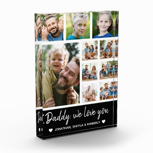 Collage 10 Photos gift for Dad Fotoblokken (Links)