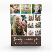 Collage 10 Photos gift for Dad Fotoblokken (Voorkant)