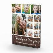 Collage 10 Photos gift for Dad Fotoblokken (Rechts)