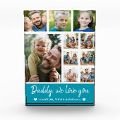 Collage 10 Photos gift for Dad Fotoblokken (Voorkant)