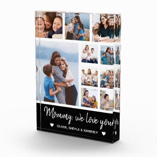 Collage 10 Photos gift for Mom Fotoblokken (Rechts)