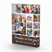 Collage 10 Photos Grandpa We Love you Fotoblokken (Rechts)