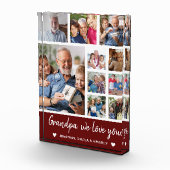 Collage 10 Photos Grandpa We Love you Fotoblokken (Rechts)