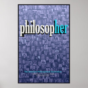 Collage 1 (blauw) Poster