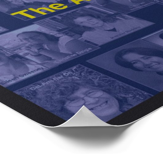 Collage 1 (geel) Poster (Hoek)