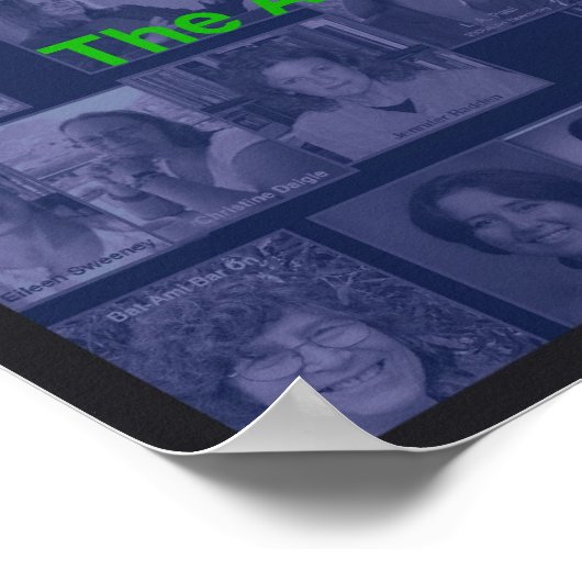 Collage 1 (groen) Poster (Hoek)