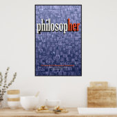 Collage 1 (rood) Poster (Keuken)