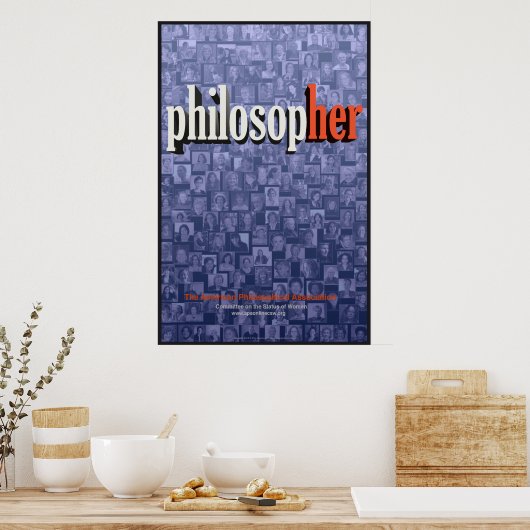 Collage 1 (rood) Poster (Keuken)