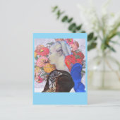 Collage 2023 Blue Faerie Briefkaart (Staand voorkant)