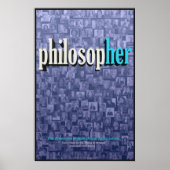 Collage 2 (blauw) Poster (Voorkant)