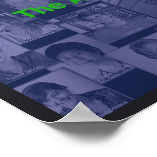 Collage 2 (groen) Poster (Hoek)