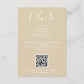 Collage 2 Photos Be Our Guest Romantic Wedding Informatiekaartje (Achterkant)