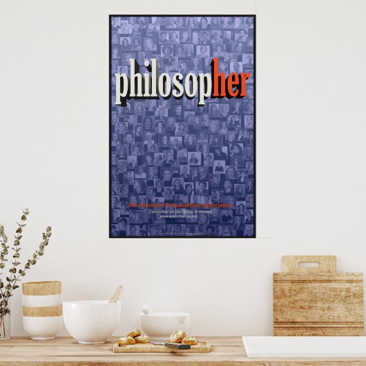 Collage 2 (rood) Poster (Keuken)