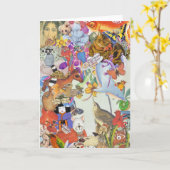 Collage 2 van beetjes & van Loodjes wenskaart Kaart (Gele Bloem)