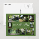 Collage 2 van Zentralfriedhof Briefkaart (Voorkant / Achterkant)