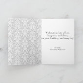 Collage 3 van de Foto van de douane de Verjaardag Kaart (Binnen)